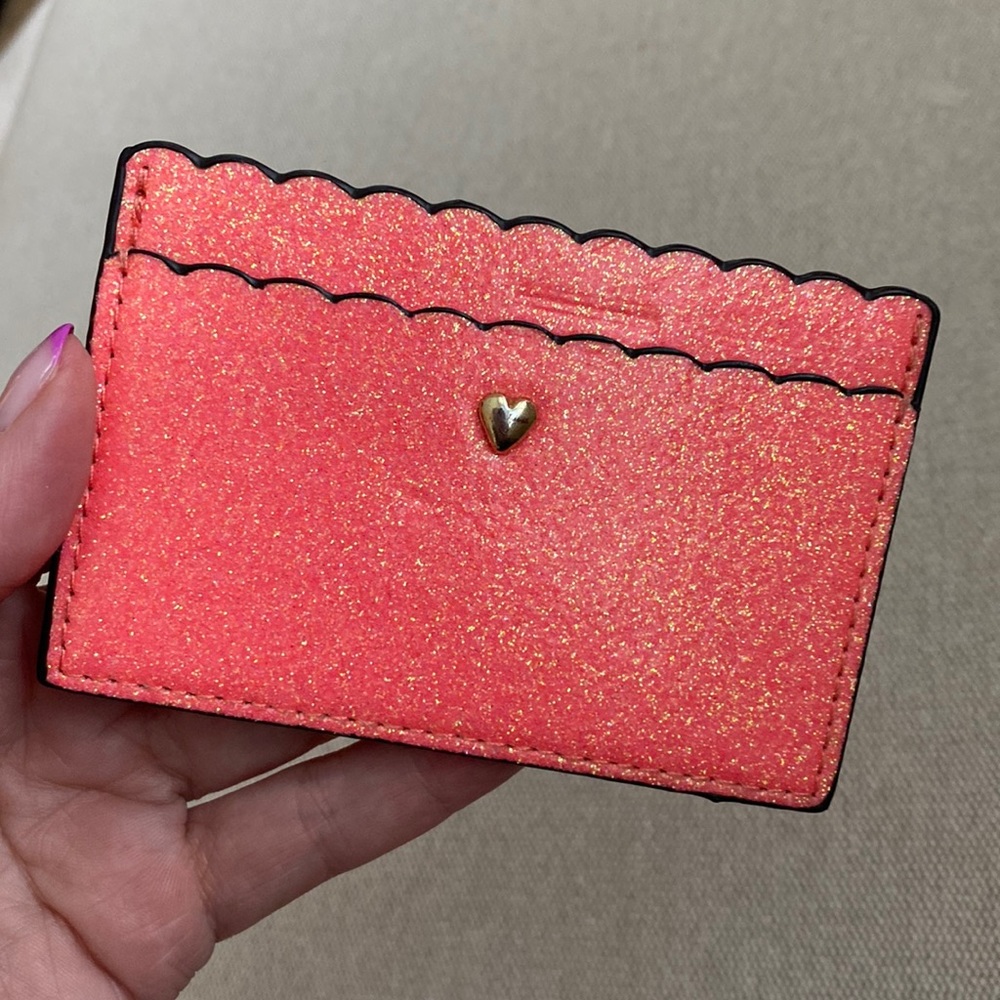 Glittery card holder